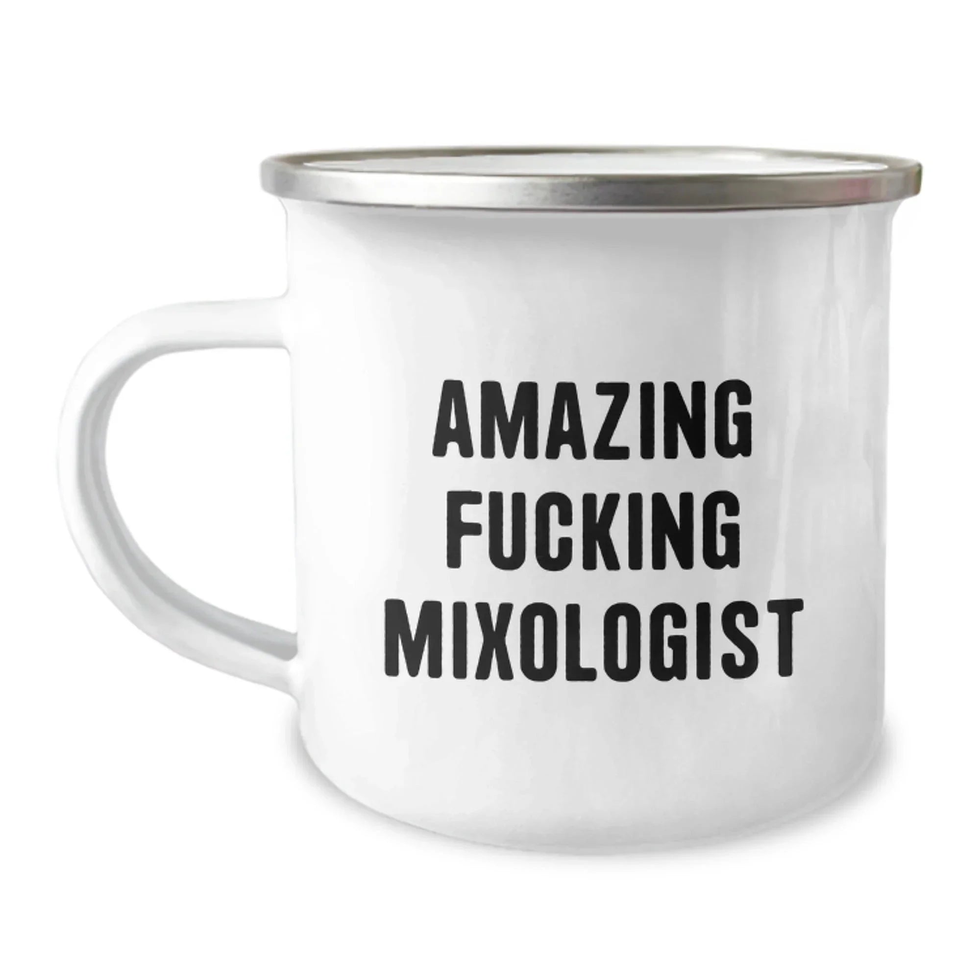 Funny Mixologist Gifts from Men to Friends - Christmas Unique Coffee Mugs for Camping Lovers - Amazing F--king Mixologist Quote