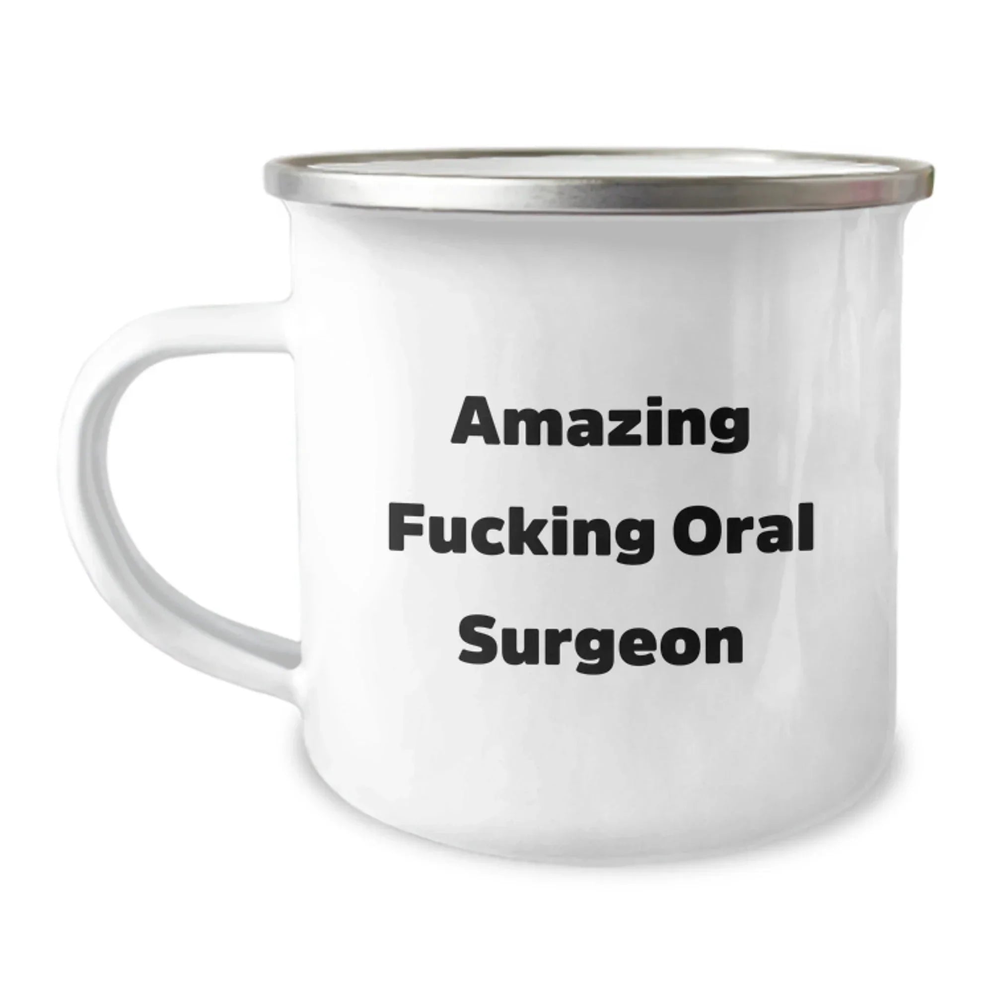 Funny Oral Surgeon Gifts for Graduation, 'Amazing F--king Oral Surgeon' Quote on Camping Mug, Gifts from Friends to Oral Surgeon