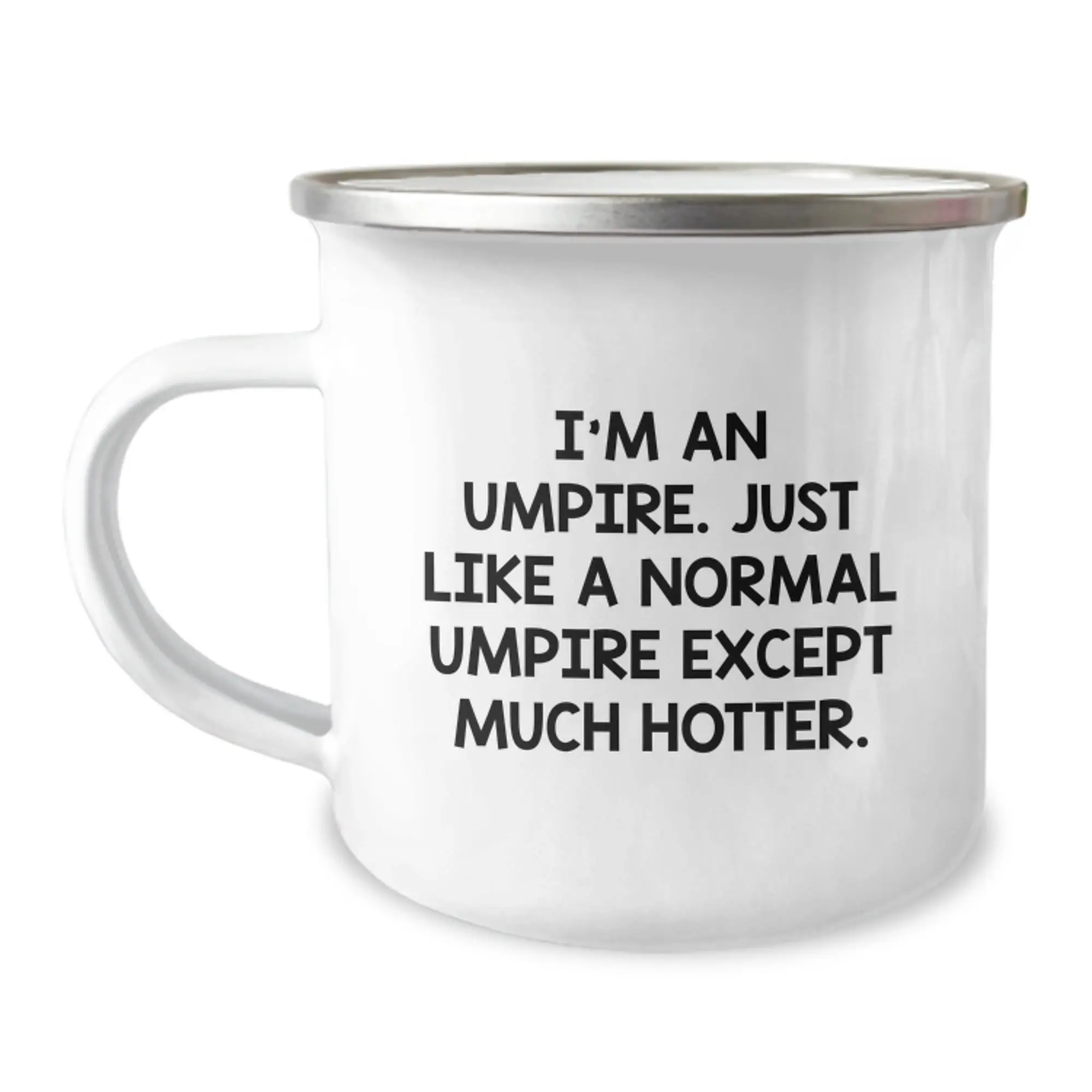 Sassy Umpire Camping Mug Essential Birthday Gift for Neighbors - Image 1