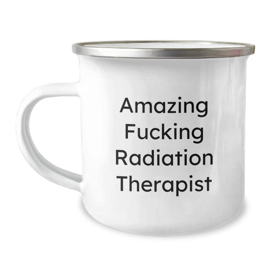 Funny Radiation Therapist Camping Mug Gifts for Men from Friends - Radiation Therapist Unique Christmas Unique Gifts for Men - Image 1