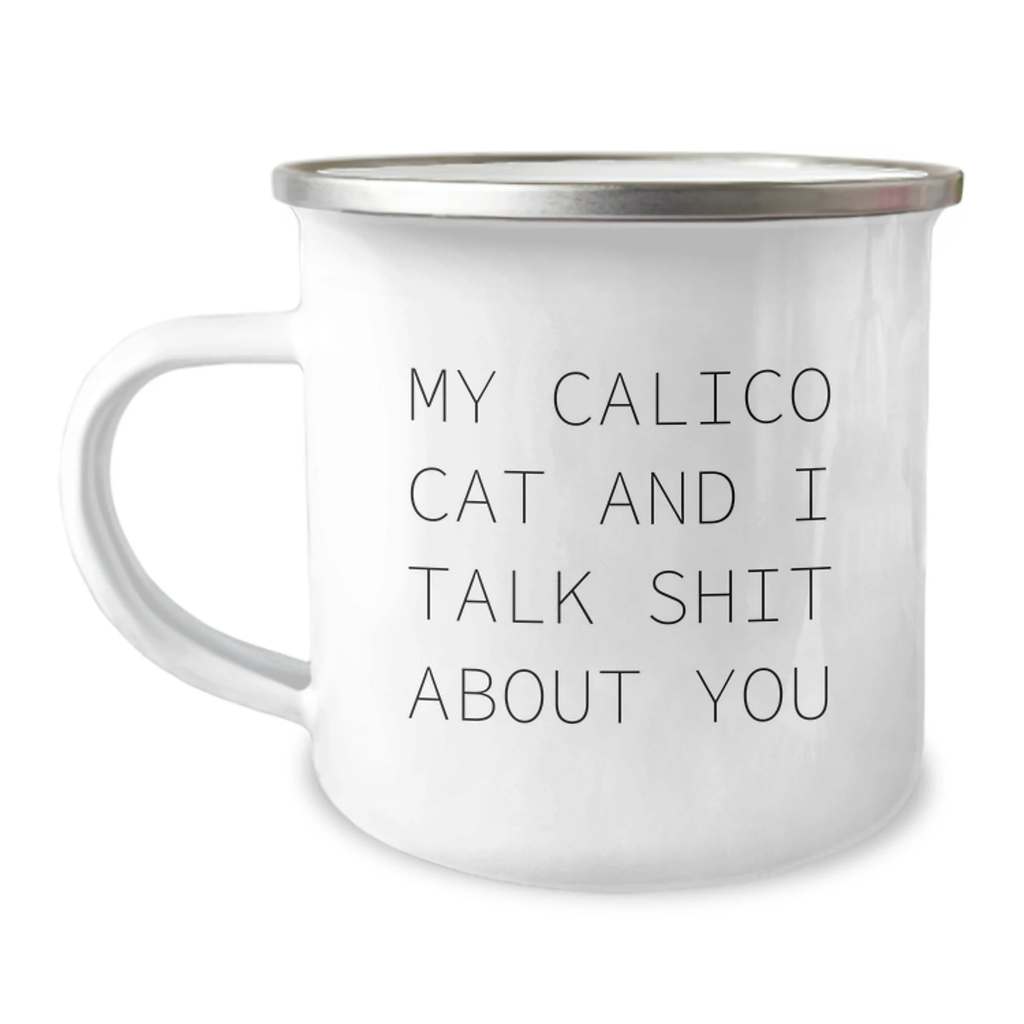 Calico Cat Gifts for Mom - Funny Camping Mug for Women - Unique Mother's Day Unique Gift from Family - Image 1