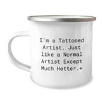 Funny Artistic Gifts for Artist Friends from Men Women Coworkers Family - 'I'm A Tattooed Artist' Christmas Unique Gifts