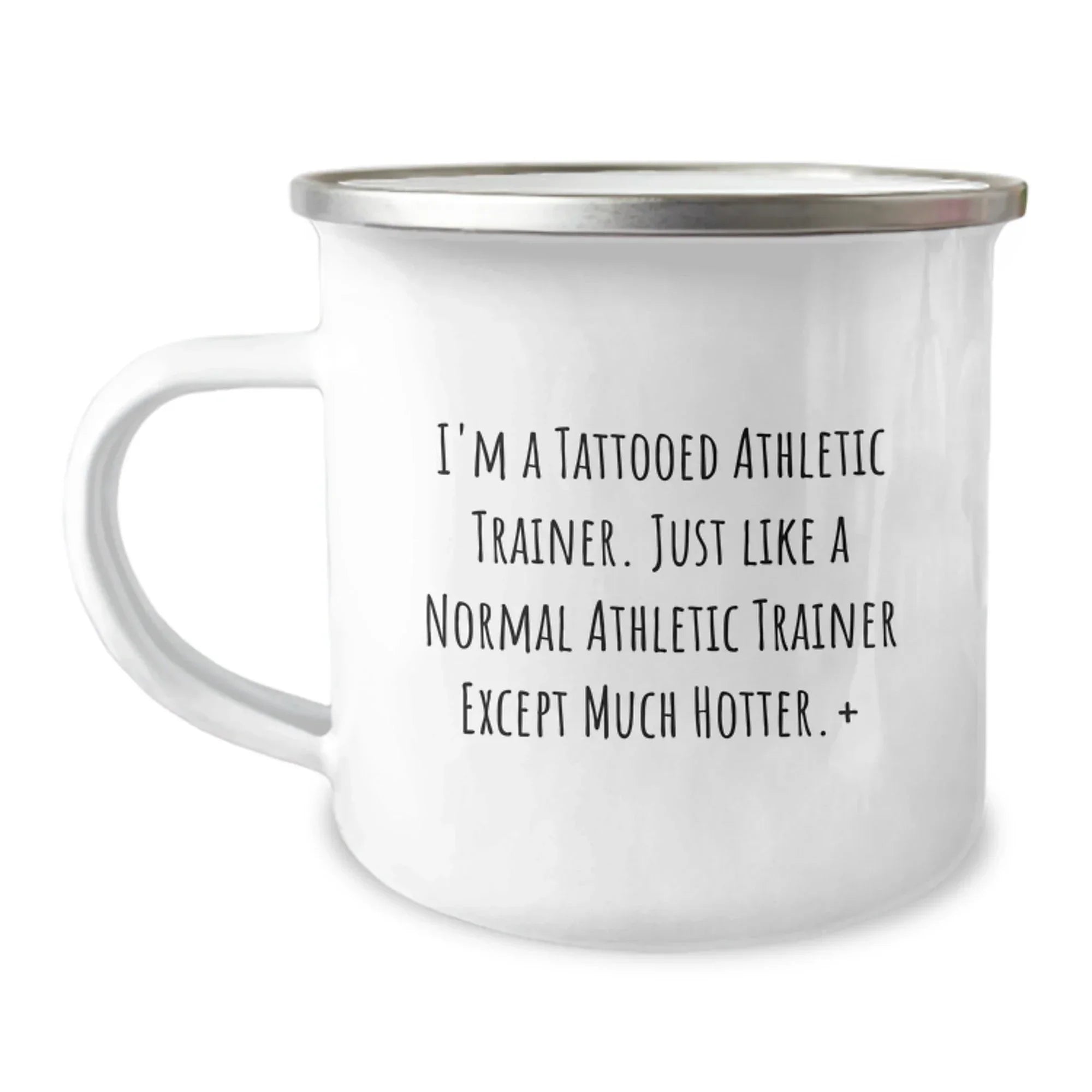 Funny Athletic Trainer Christmas Unique Gifts from Friends, Unique Camping Mug for Athletic Trainer Lovers, I'm A Tattooed Athletic Trainer Mugs