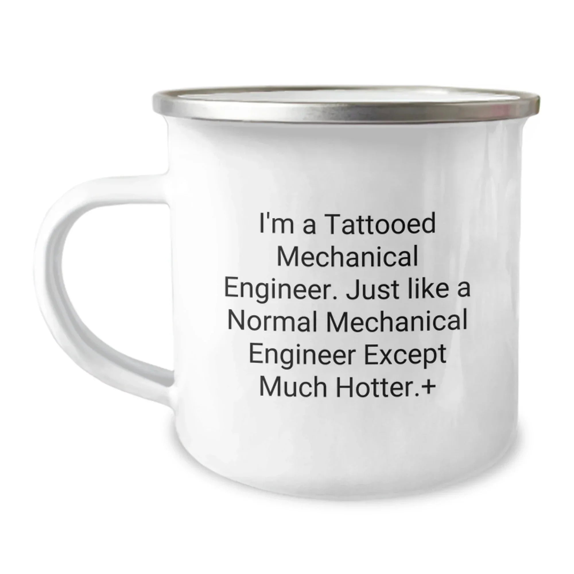 Funny Mechanical Engineer Gifts from Men to Friends, Camping Mug with I'm A Tattooed Mechanical Engineer Quote, Unique Christmas Unique Gifts for Mechanical Engineer