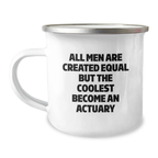 Funny Actuary Gifts for Him, Unique Camping Mug for Dad, Best Father's Day Unique Gifts from Family for Actuary Enthusiasts - Image 1