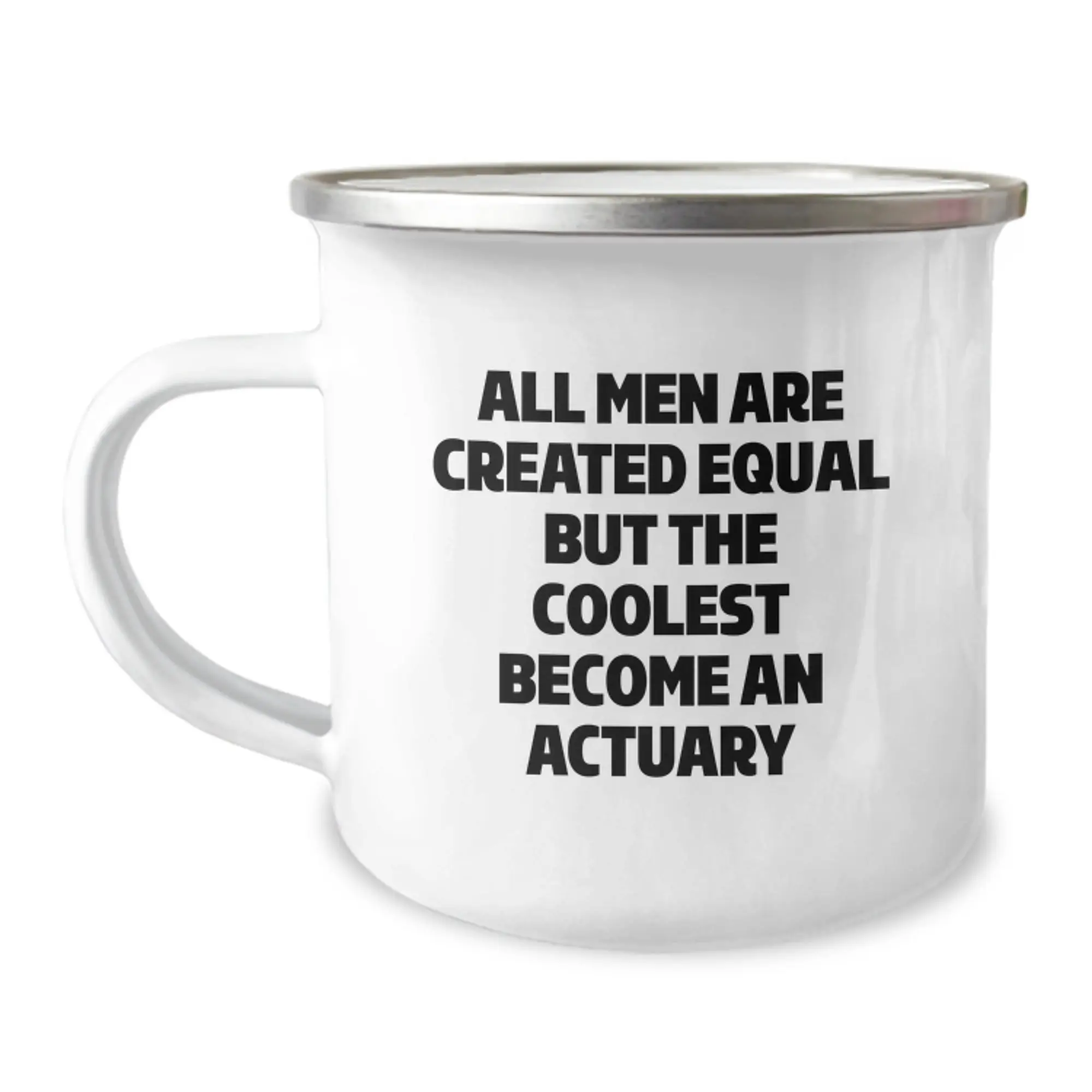 Funny Actuary Gifts for Him, Unique Camping Mug for Dad, Best Father's Day Unique Gifts from Family for Actuary Enthusiasts - Image 1