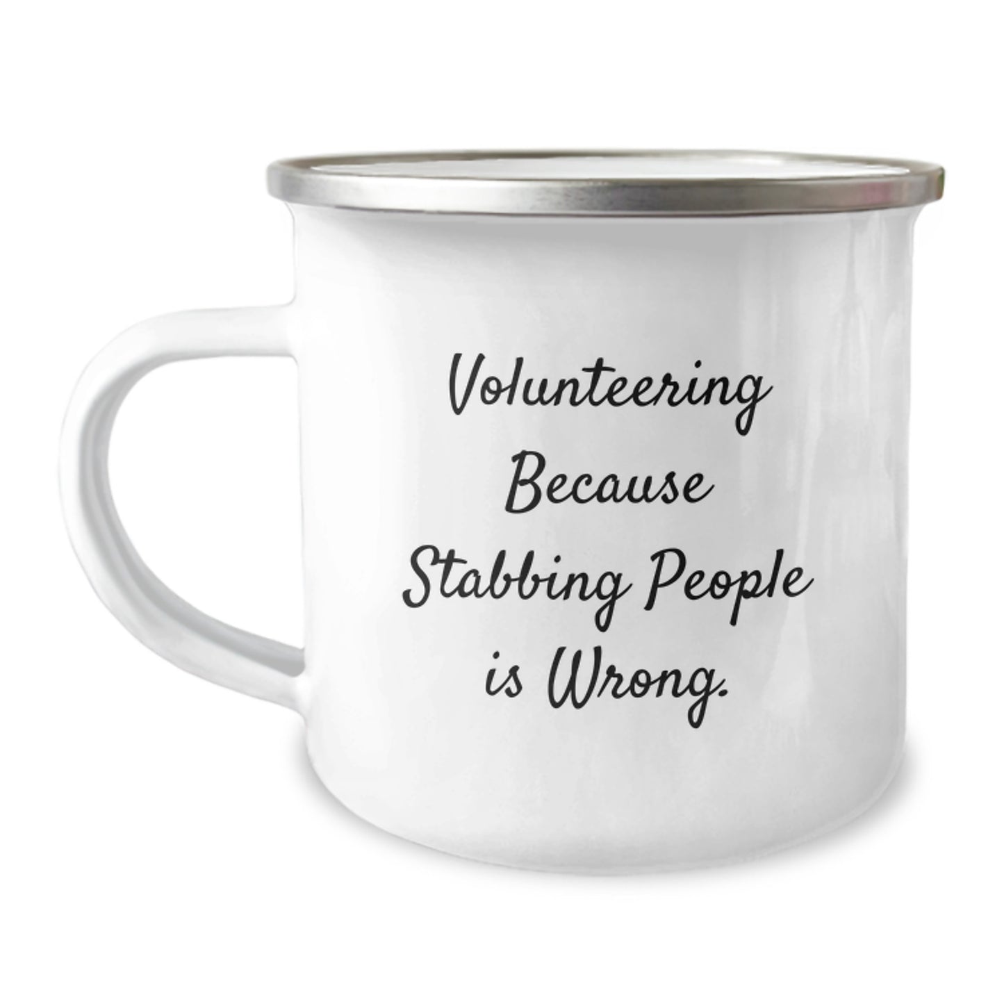 Volunteering Enthusiast Gifts from Friends to Volunteers - Funny Camping Mug for Christmas Unique Gifts - Image 1