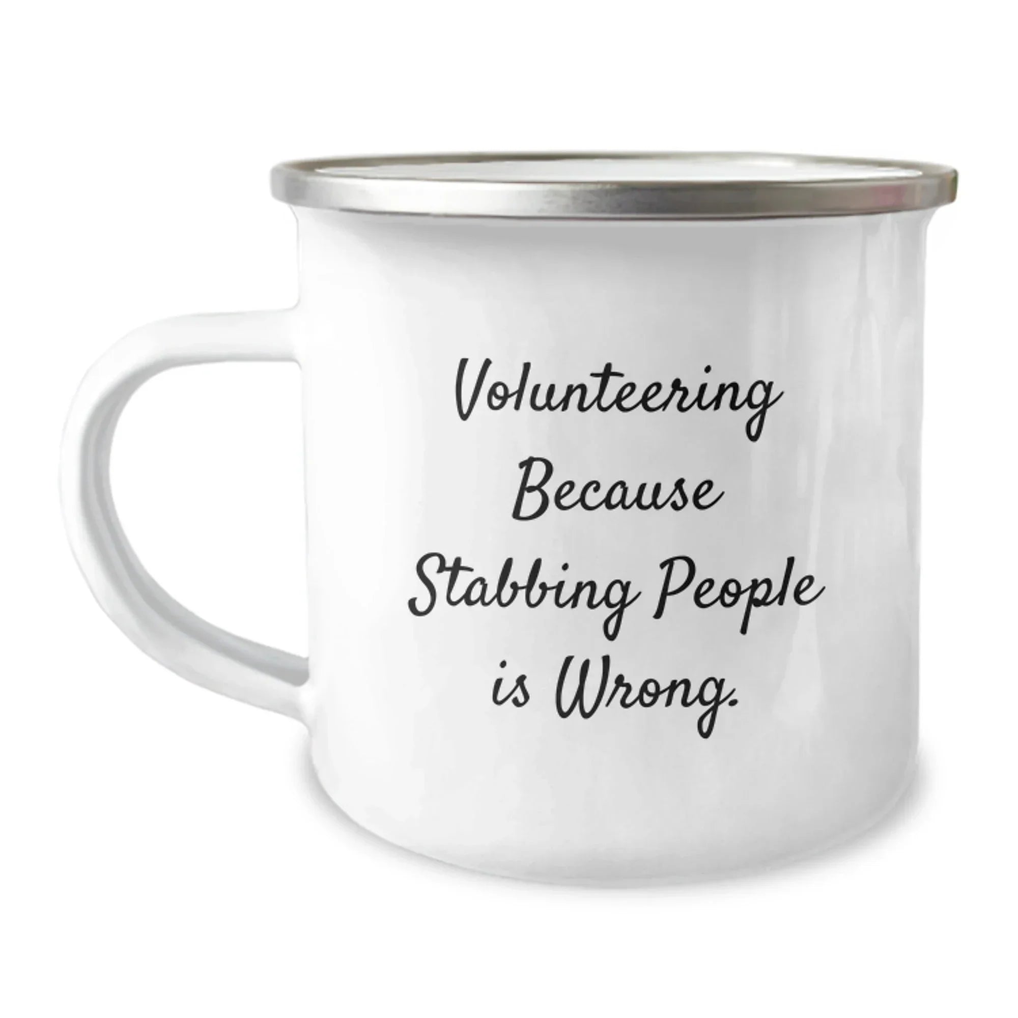 Volunteering Enthusiast Gifts from Friends to Volunteers - Funny Camping Mug for Christmas Unique Gifts