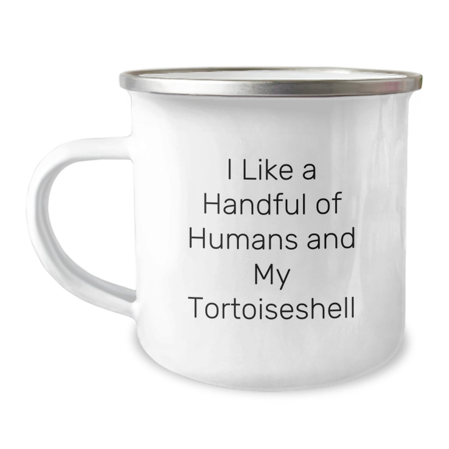Tortoiseshell Cat Lover Gifts from Men to Friends - Funny Camping Mug for Christmas Unique Presents - Image 1