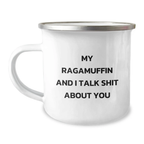 Funny Ragamuffin Cat Gifts for Men, Women, Friends and Family - Camping Mug for Graduation Unique - Image 1