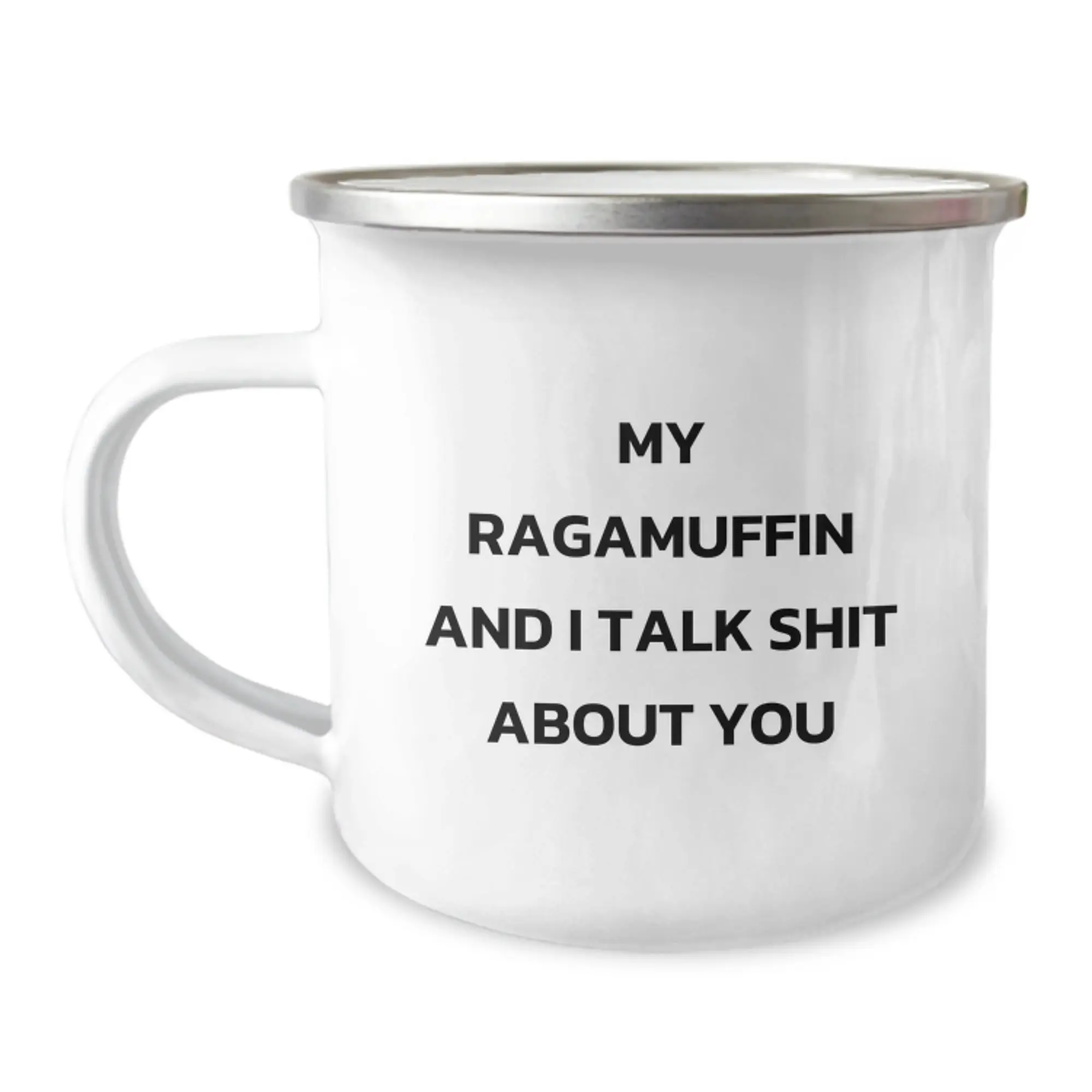 Funny Ragamuffin Cat Gifts for Men, Women, Friends and Family - Camping Mug for Graduation Unique - Image 1