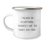 Occupational Therapist Gifts from Friends Funny Camping Mug for Birthday