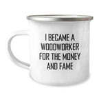 Funny Woodworker Gifts for Men, Inspirational Woodworker Mug, Christmas Unique Personalized Mugs for Woodworker Enthusiasts from Family