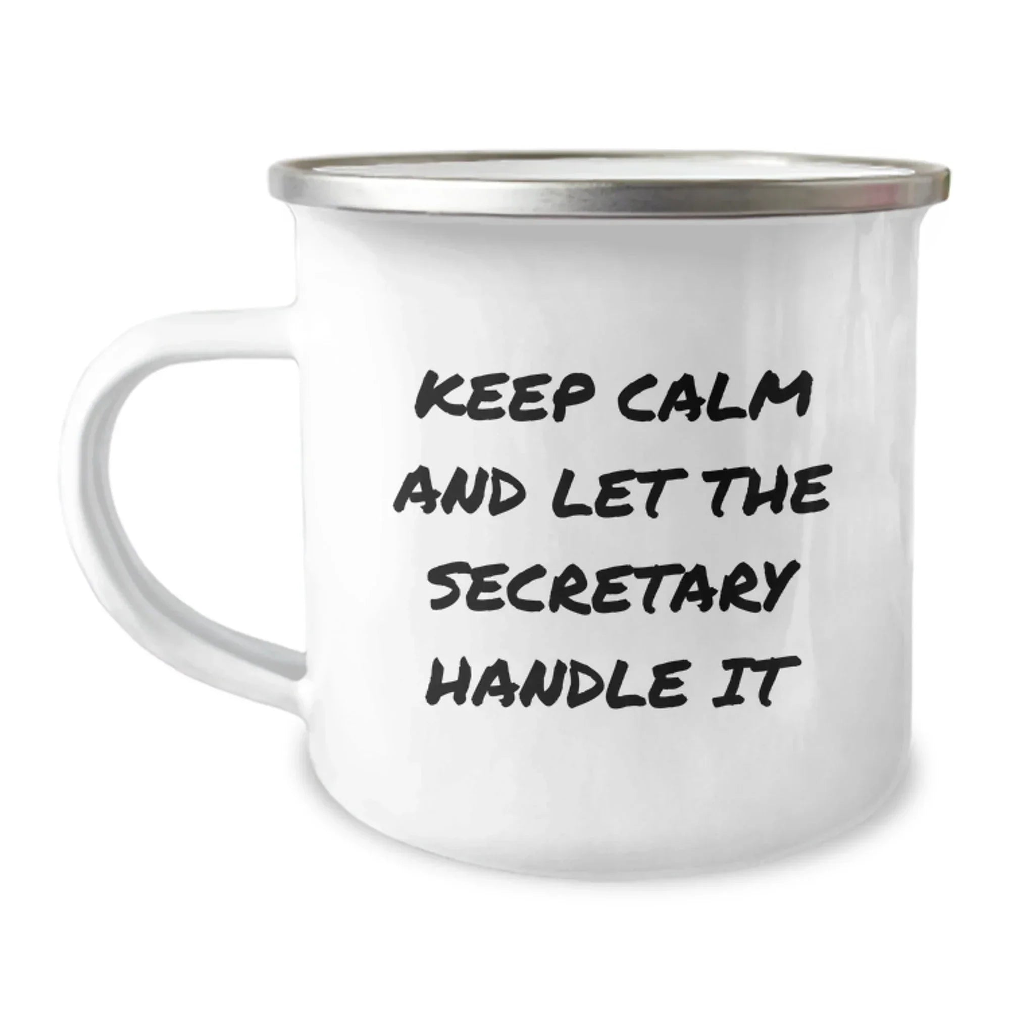 Funny Secretary Gifts for Women - Keep Calm And Let The Secretary Handle It - Christmas Unique Secretary Mugs for Coworkers