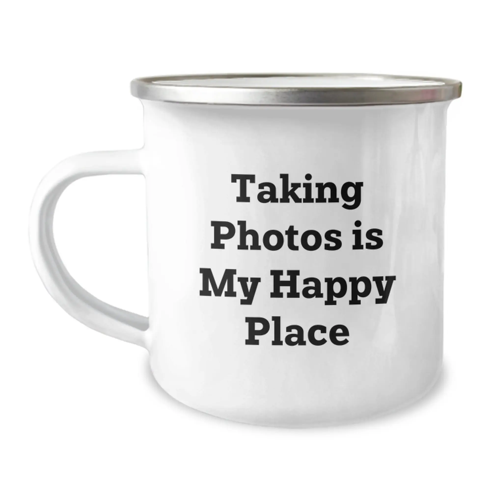 Taking Photos Gifts from Friends Funny Camping Mug Birthday Unique Gifts for Taking Photos Enthusiasts Taking Photos Is My Happy Place - Image 1