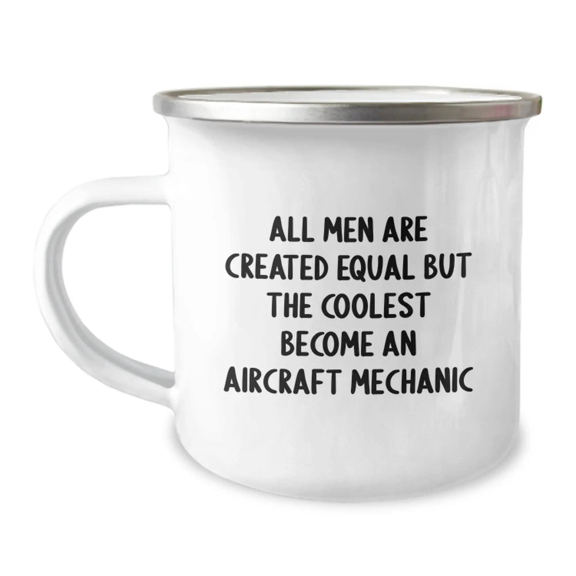 Aircraft Mechanic Camping Mug for a Best Friend Companion Birthday Gift - Image 1