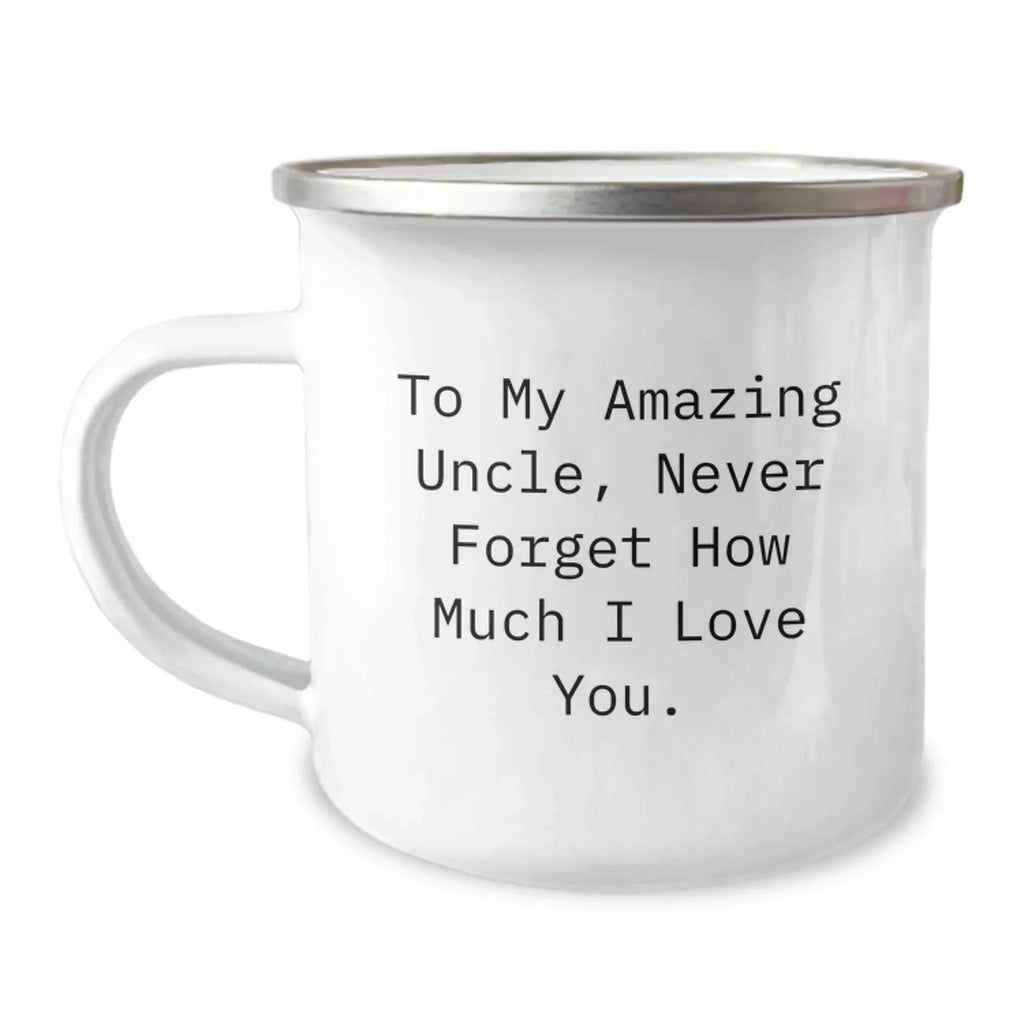 Funny Uncle Gifts, Christmas Unique Mugs for Men, To My Amazing Uncle, Camping Adventure
