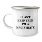 Magistrate Fun Funny Gift I'm A Magistrate Camping Mug for Christmas Unique Gifts from Friends, Christmas Unique Gifts for Men, Women, Family, Friends - Funny Camping Mug