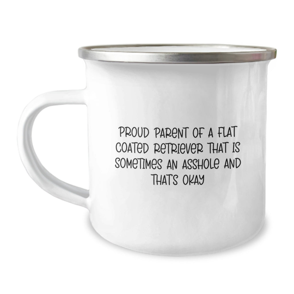 Christmas Gift for Her Funny Flat Coated Retriever Present - Parent of - Image 1