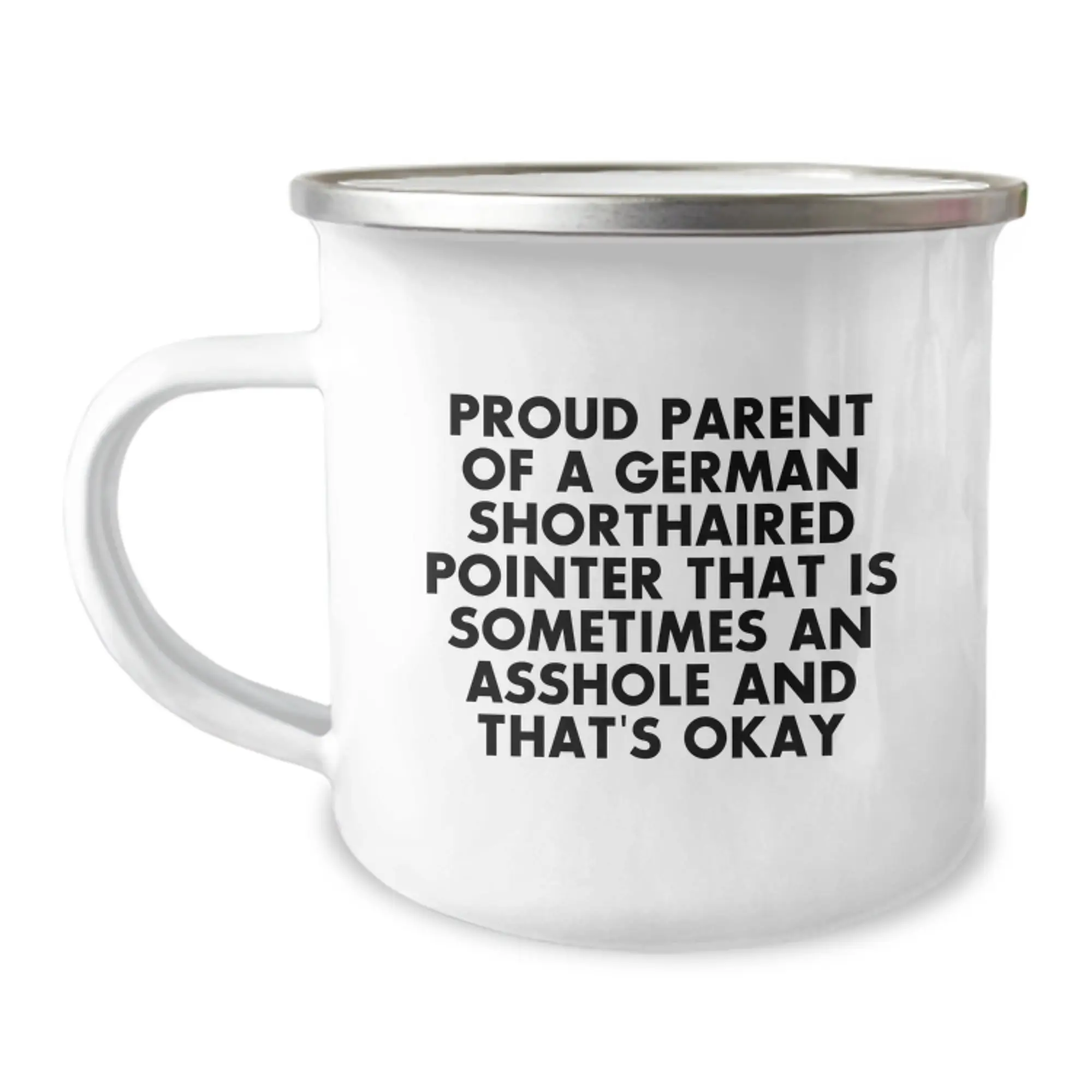 Funny German Shorthaired Pointer Dog Gifts for Men, Women, Family, or Friends - Proud Parent of a German Shorthaired Pointer Camping Mug for Graduation Unique Gifts from Loved Ones - Image 1