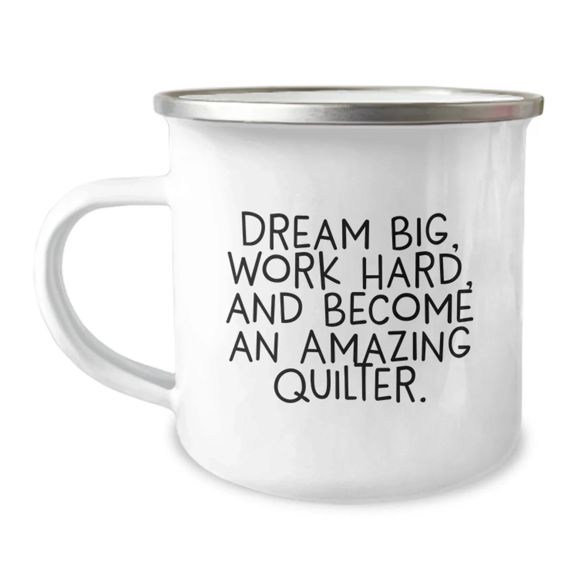 Quilter's Dreams Come True Funny Camping Mug Gifts for Quilter Men Gifts from Family