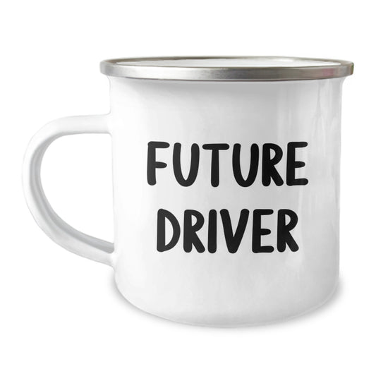 Funny Driver Gifts from Friends, Unique Camping Mug for Future Driver, Inspirational Quote 'You're a Great Driver in Life' - Image 1