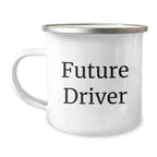 Funny Driver Gifts from Friends for Future Drivers, Unique Camping Mug with Inspirational Quote, Christmas Unique Presents for Men