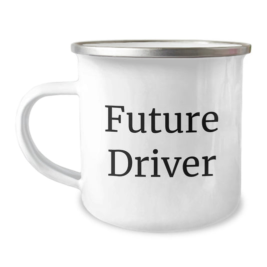 Funny Driver Gifts from Friends for Future Drivers, Unique Camping Mug with Inspirational Quote, Christmas Unique Presents for Men - Image 1