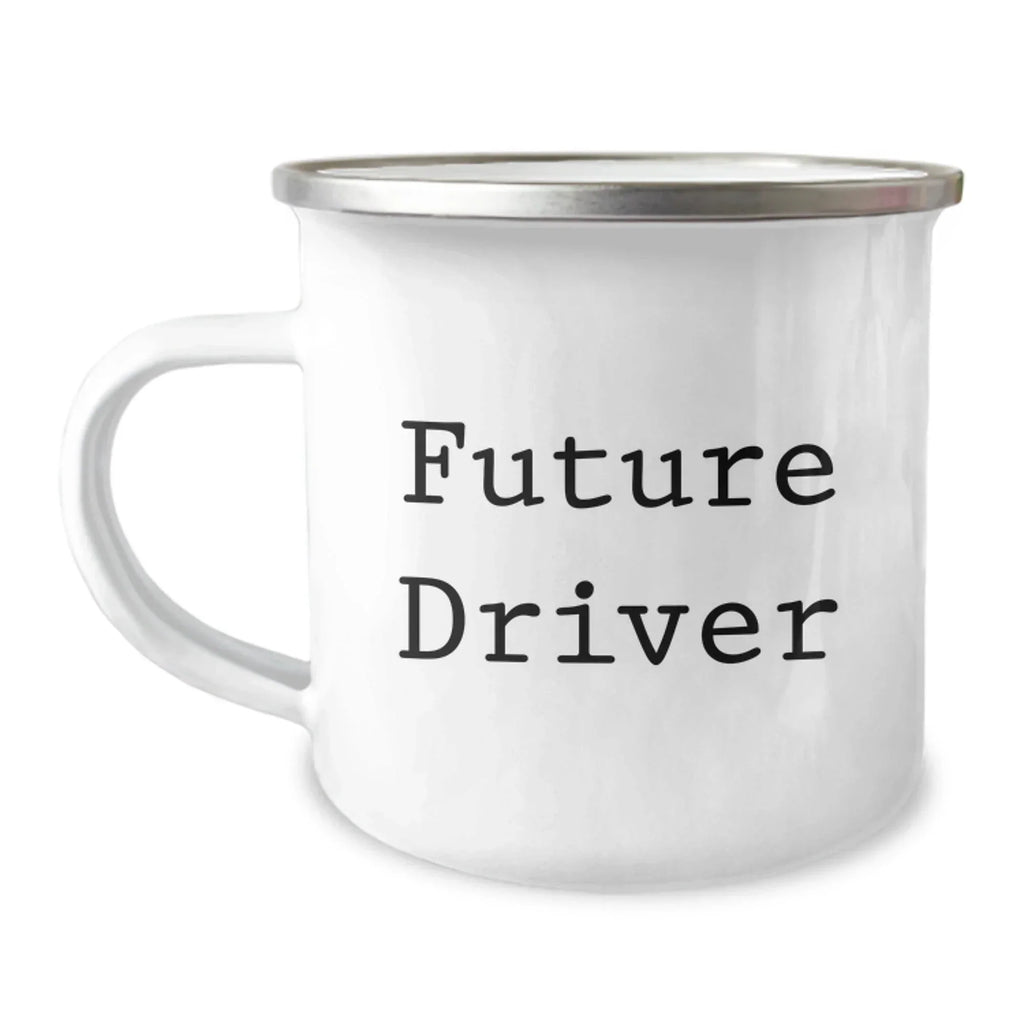 Funny Gifts for Future Driver, Driver Camping Mug, Christmas Unique Gifts from Men to Driver
