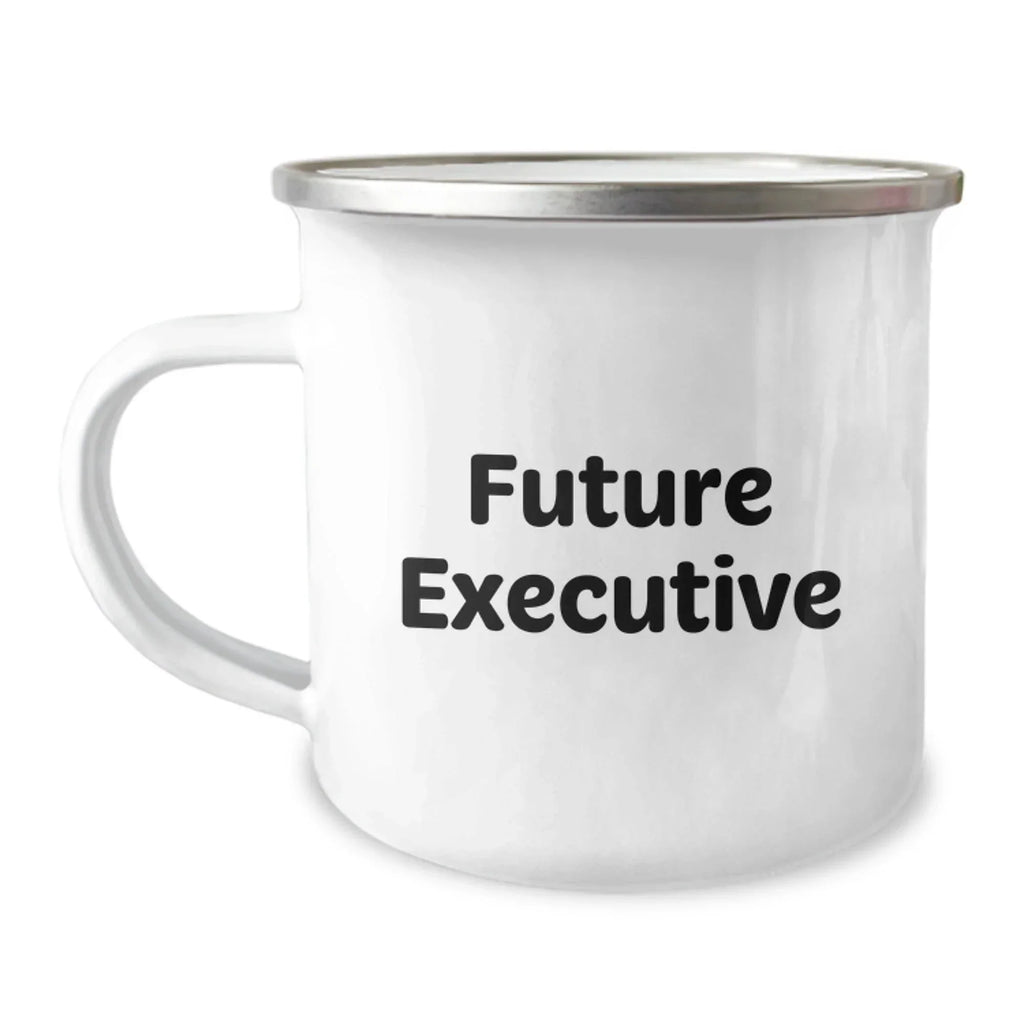 Funny Executive Gifts for Men, Unique Christmas Unique Gifts from Friends to Executive Friends, Funny Executive Camping Mug - 'You're the CEO of My Heart, Future Executive'