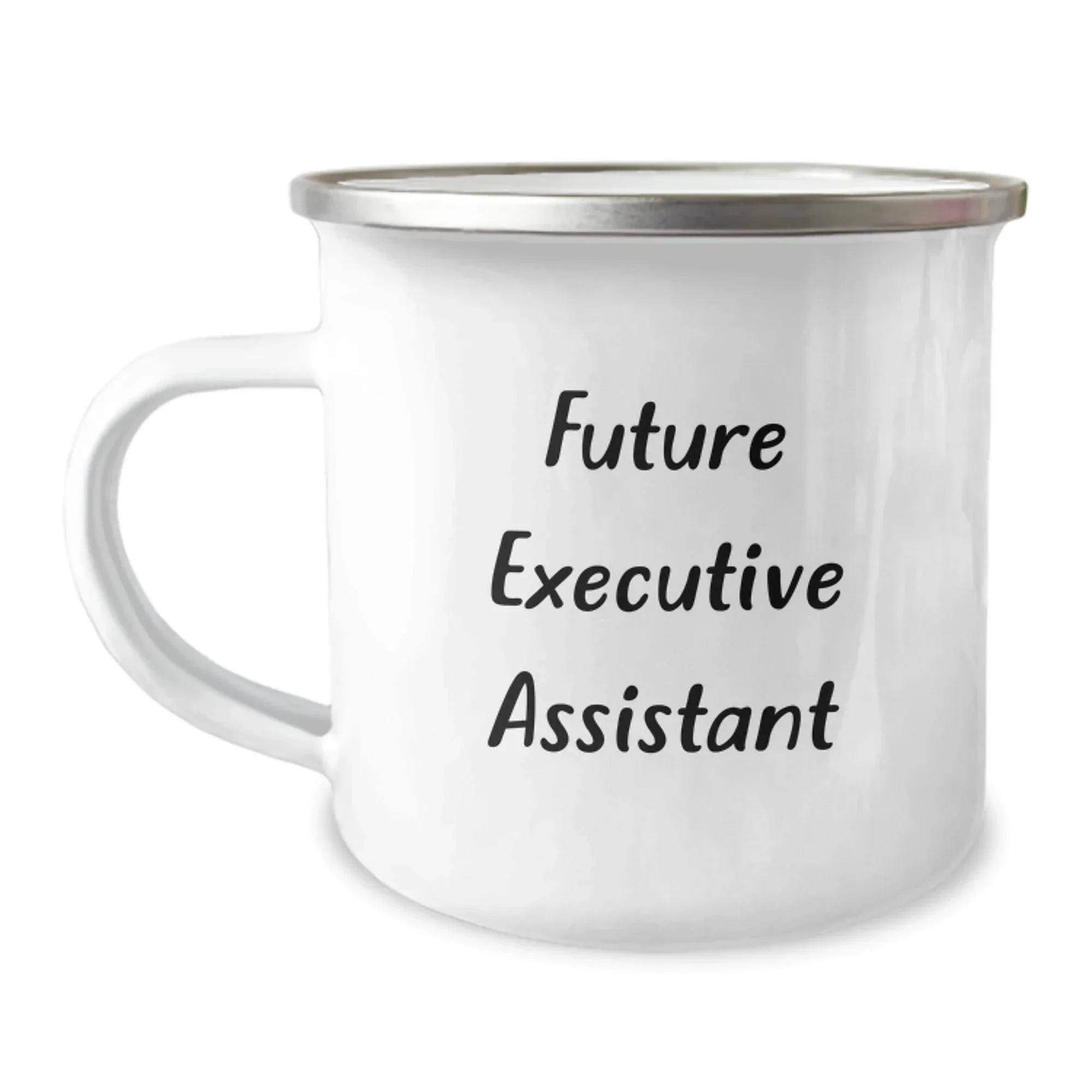 Funny Quote Gifts for Executive Assistant, Camping Mug for Men, Women, Friends, Coworkers, or Family at Christmas, 'Future Executive Assistant, Because the Future is Female'
