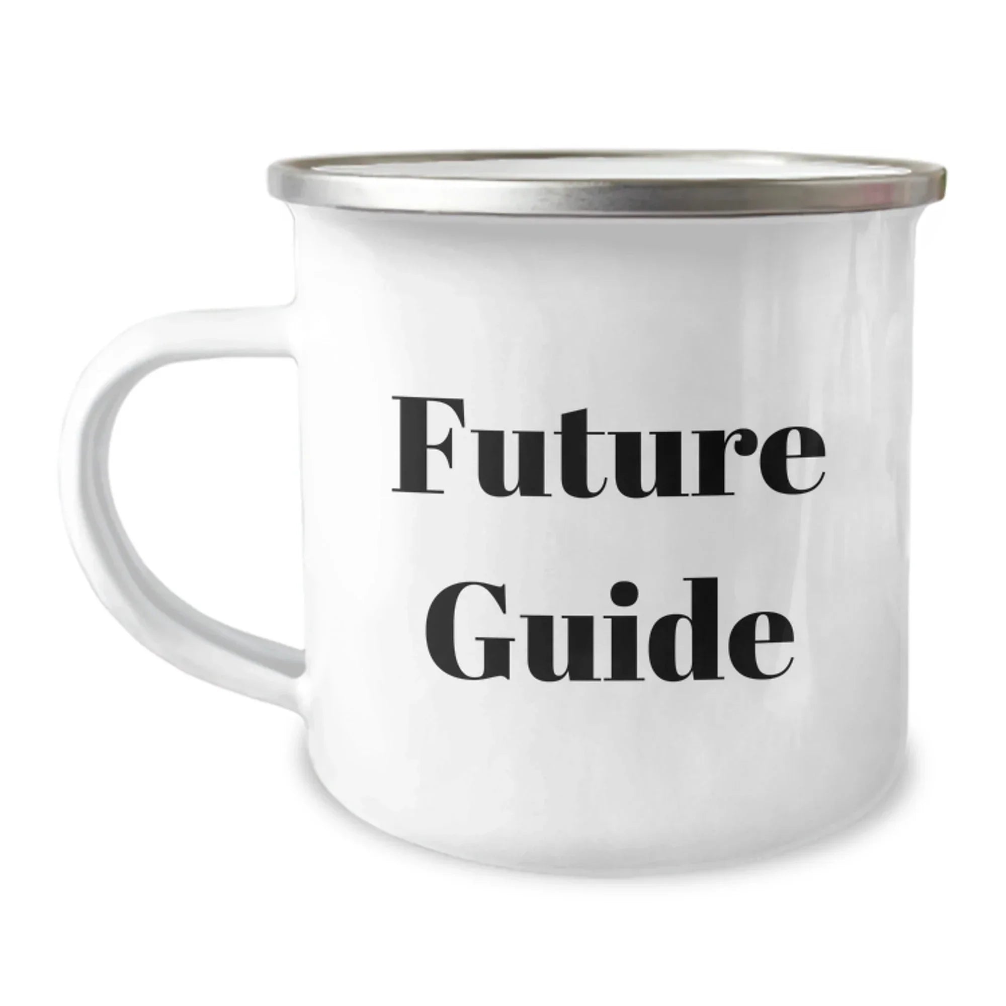 Funny Guide Quotes Gifts from Friends for Guide Graduation Unique Camping Mugs, 12 Oz Stainless Steel with Enamel Finish