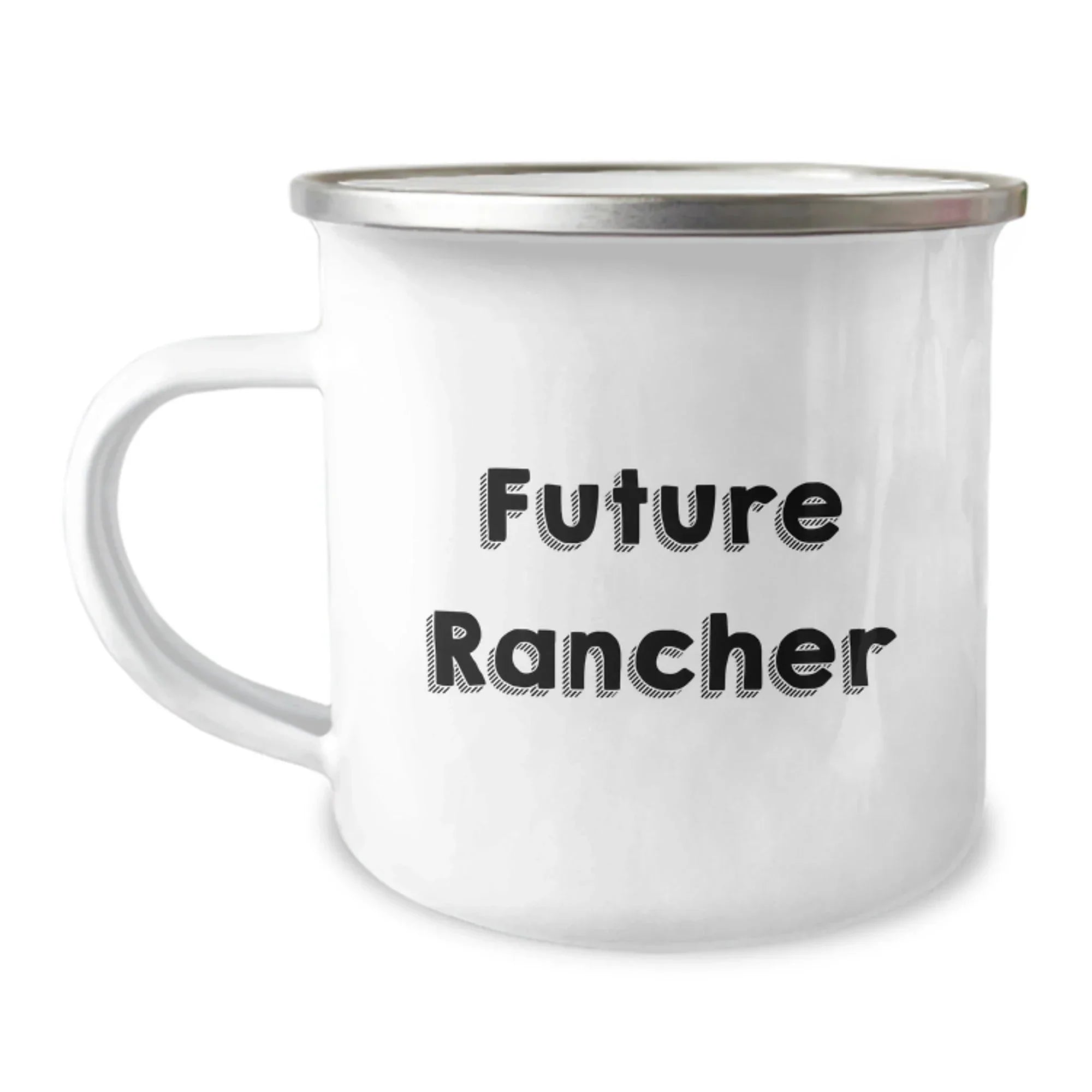 Funny Future Rancher Gifts from Men - Unique Camping Mug for Rancher Friends at Christmas
