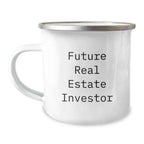 Funny Real Estate Investor Gifts from Friends - 'Future Real Estate Investor' Quote Birthday Unique Gifts for Him