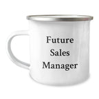 Funny Gifts from Friends for Sales Manager - Best Camping Mug for Christmas Morning