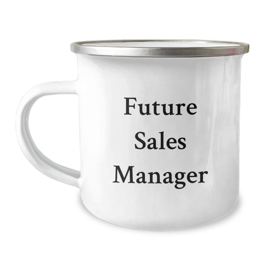 Funny Gifts from Friends for Sales Manager - Best Camping Mug for Christmas Morning - Image 1