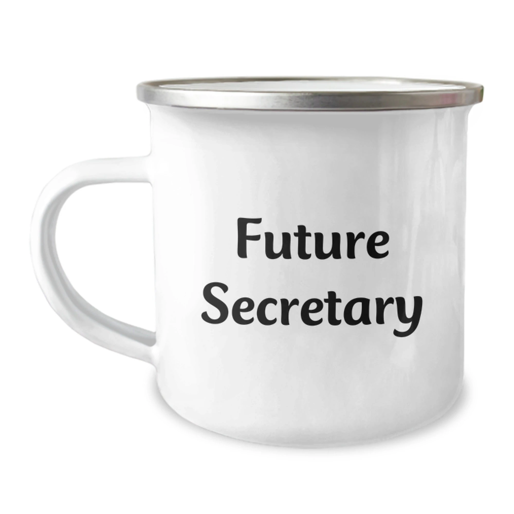 Funny Future Secretary Gifts from Men for Secretary - Camping Mug for Future Secretary - Christmas Unique Gifts for Secretary