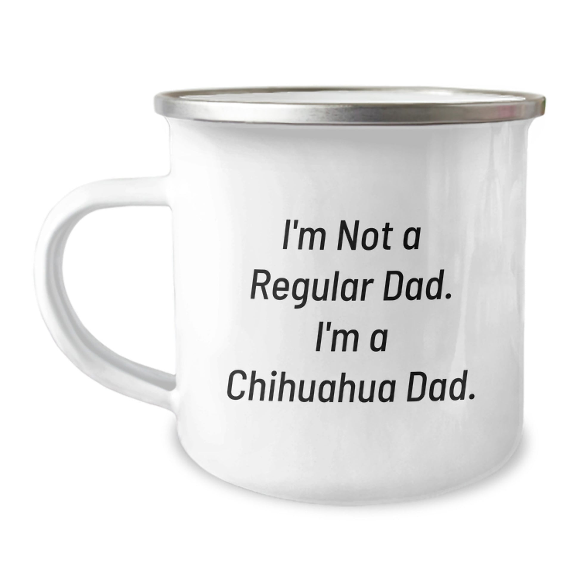 Funny Chihuahua Dad Camping Mug Gifts for Men Friends Family Christmas Unique Presents from Husband Mom - Image 1