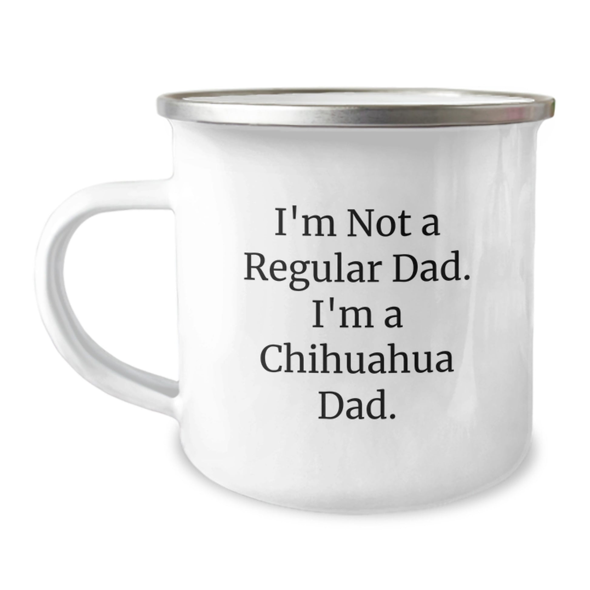 Funny Chihuahua Dog Camping Mugs Gifts from Dad to Chihuahua Dad on Christmas - Image 1