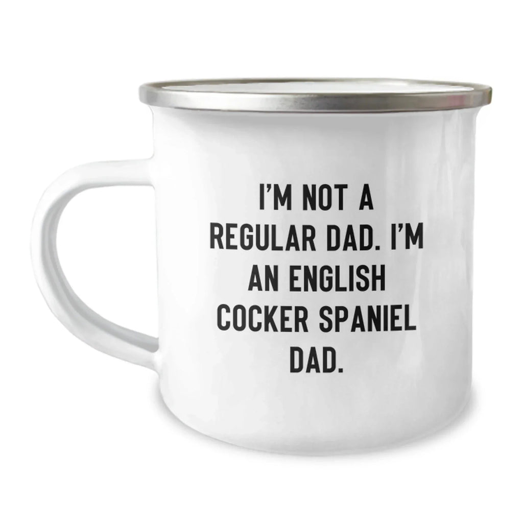 English Cocker Spaniel Dog Lover Funny Gifts for Dad Christmas Unique Mug, Perfect Camping Companion for Men, English Cocker Spaniel Dog Dad Enthusiast, Funny Quote for Dad English Cocker Spaniel Dog