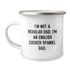 English Cocker Spaniel Dog Lover Funny Gifts for Dad Christmas Unique Mug, Perfect Camping Companion for Men, English Cocker Spaniel Dog Dad Enthusiast, Funny Quote for Dad English Cocker Spaniel Dog