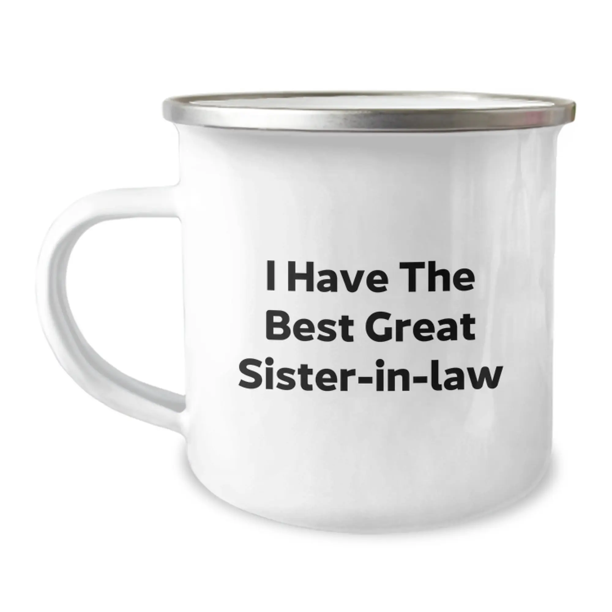 Funny Sister-in-law Gifts from Men, Women, and Friends, Great Sister-in-law Camping Mug for Father's Day Unique Gifts - Image 1