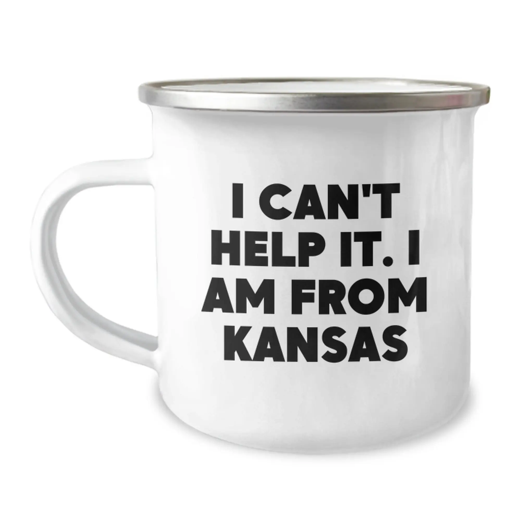Funny Kansas Camping Mug Gifts for Kansas Enthusiasts - Birthday Unique Gifts from Friends and Family - Image 1