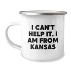 Funny Kansas Camping Mug Gifts for Kansas Enthusiasts - Birthday Unique Gifts from Friends and Family - Image 1