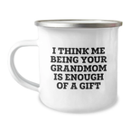Grandmom Keepsake Camping Mug for Him Birthday Gift Warm Memories - Image 1
