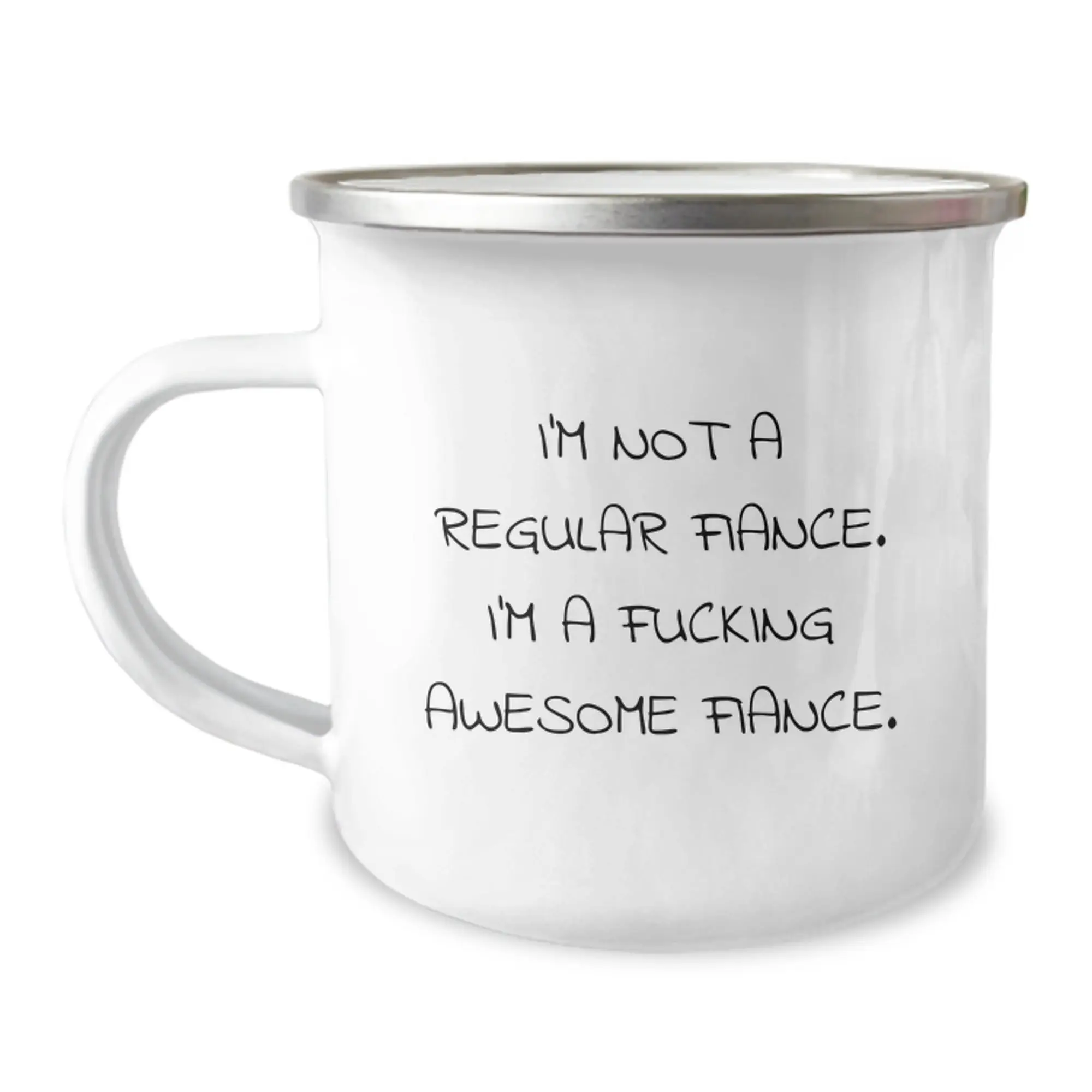 Funny Fiance Gifts from Family - 'I'm Not A Regular Fiance' Birthday Unique Mugs for Men - Image 1