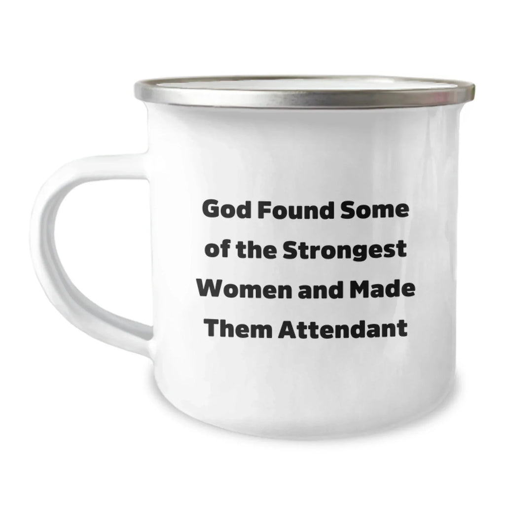 Funny Attendant Inspired Camping Mug Gifts from Men to Women, Perfect for Attendant Enthusiasts, Unique Christmas Unique Gifts for Attendant Friends and Family