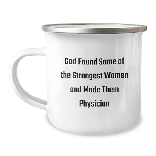Funny Gifts from Men for Physician, Inspirational Quote on Camping Mug, Perfect Birthday Unique Gifts - Image 1