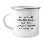 Birthday Gift Camping Mug for Her – Carpenter Keepsake 'Coolest Become A - Image 1
