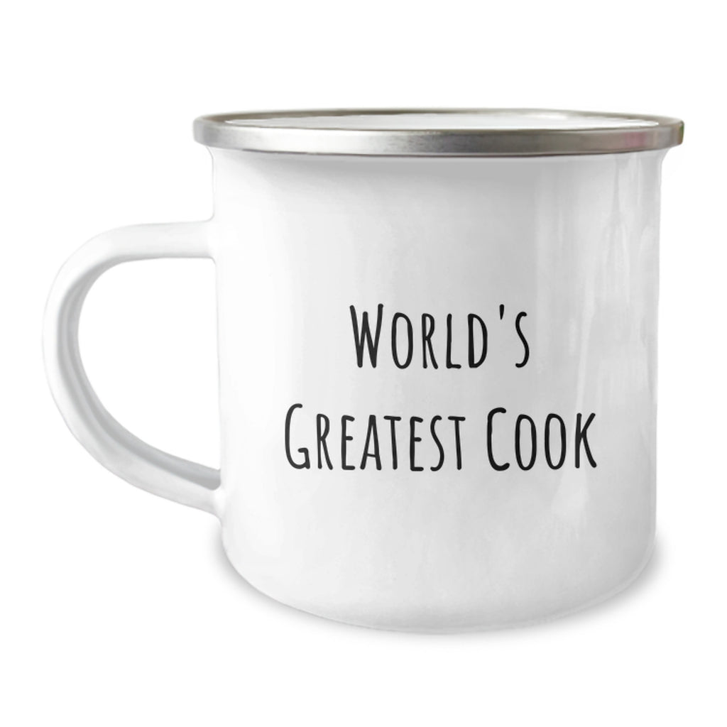 Cook Gift for Him World's Greatest Cook Camping Mug Keepsake - Image 1